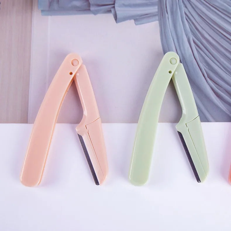 BrowGlide™ — Foldable Eyebrow & Facial Hair Trimmer, 3-Pack / Precision Shaping, Smooth Skin, Salon-Ready Brows at Home!