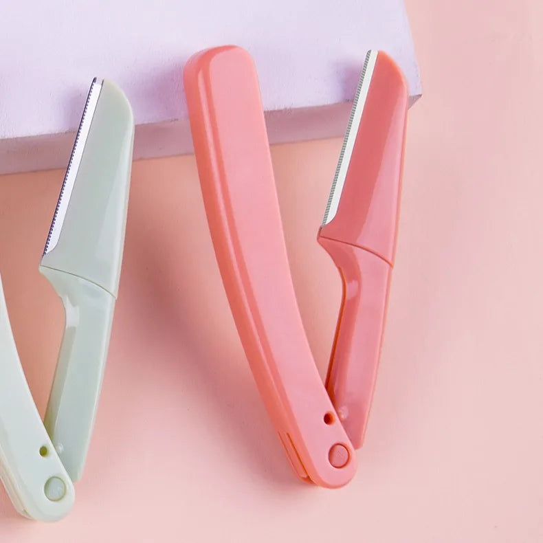 BrowGlide™ — Foldable Eyebrow & Facial Hair Trimmer, 3-Pack / Precision Shaping, Smooth Skin, Salon-Ready Brows at Home!