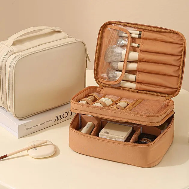 GlowCase — Multi-Compartment Makeup Organizer Bag / Your Entire Makeup Collection, Perfectly in Its Place!