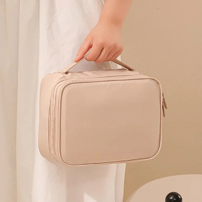 GlowCase — Multi-Compartment Makeup Organizer Bag / Your Entire Makeup Collection, Perfectly in Its Place!