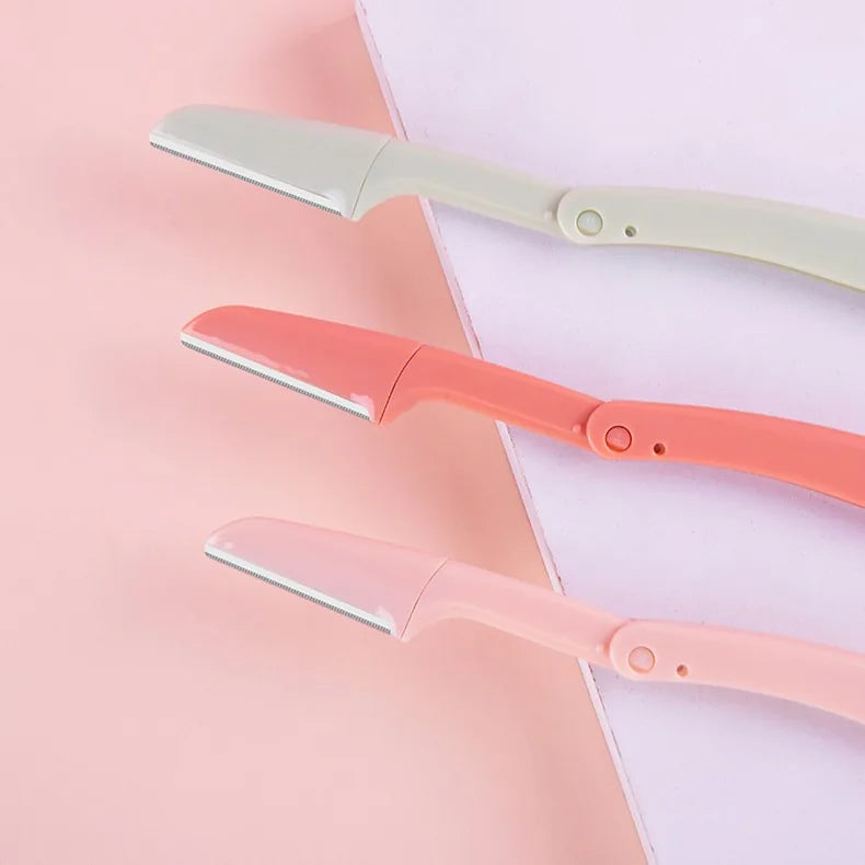 BrowGlide™ — Foldable Eyebrow & Facial Hair Trimmer, 3-Pack / Precision Shaping, Smooth Skin, Salon-Ready Brows at Home!