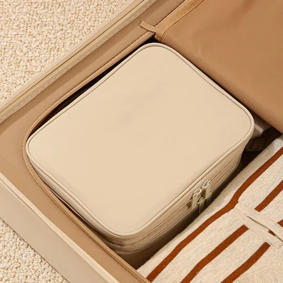 GlowCase — Multi-Compartment Makeup Organizer Bag / Your Entire Makeup Collection, Perfectly in Its Place!