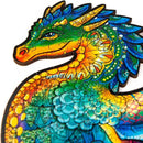 Dragão Guardião - Quebra-Cabeças em Madeira